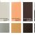 5 colours available for the tube hide cardboard resembling leather look and feel